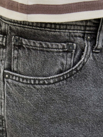 Шорти JACK & JONES модель 12272549_Black Denim Фото