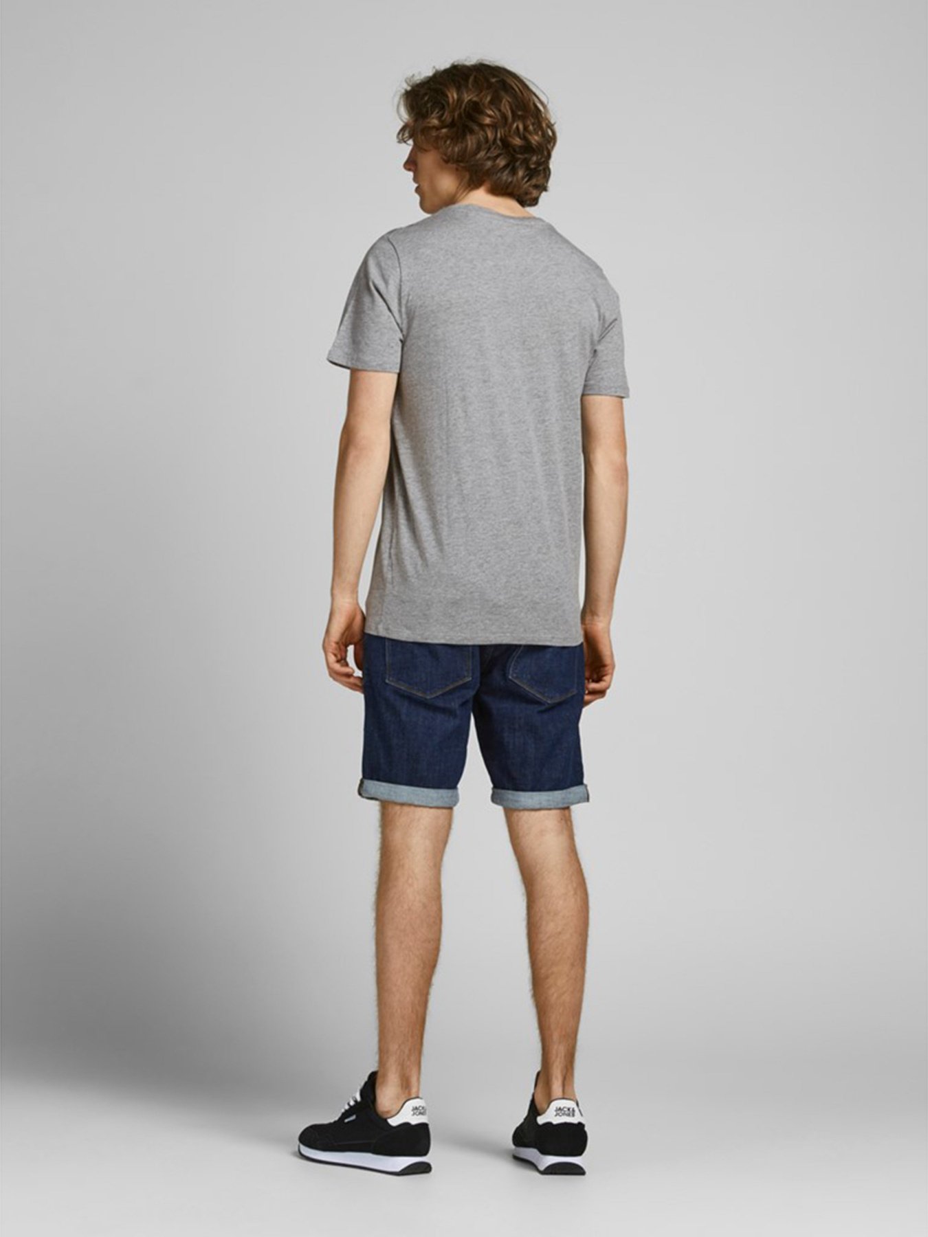 Футболки і поло JACK & JONES модель 12137126_Light Grey Melange Фото