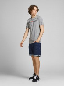 Футболки і поло JACK & JONES модель 12137126_Light Grey Melange Фото