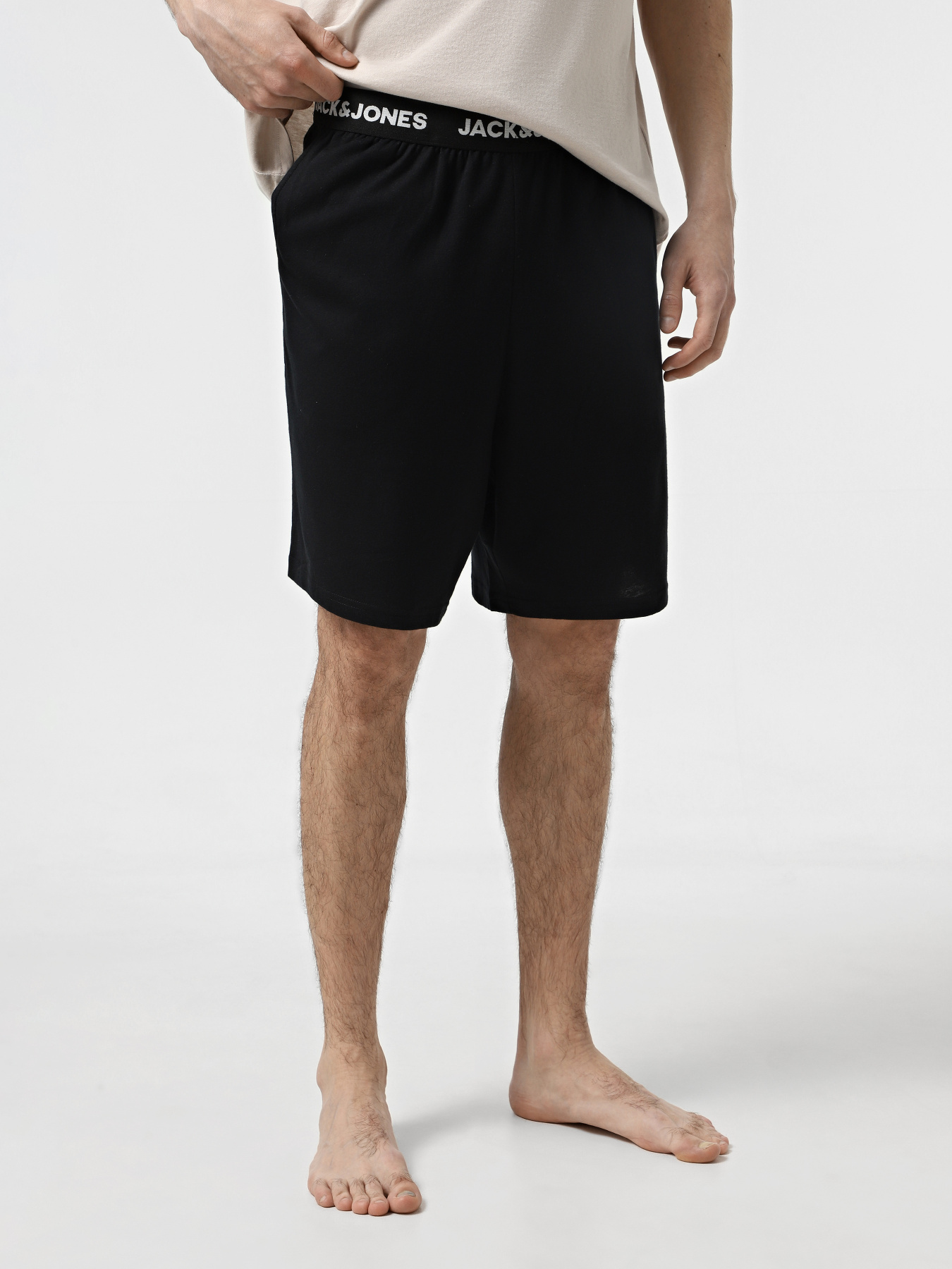 Одяг для дому та сну JACK & JONES модель 12273635_Moonbeam Black shorts Одяг для дому та сну JACK & JONES модель 12273635_Moonbeam Black shorts Фото