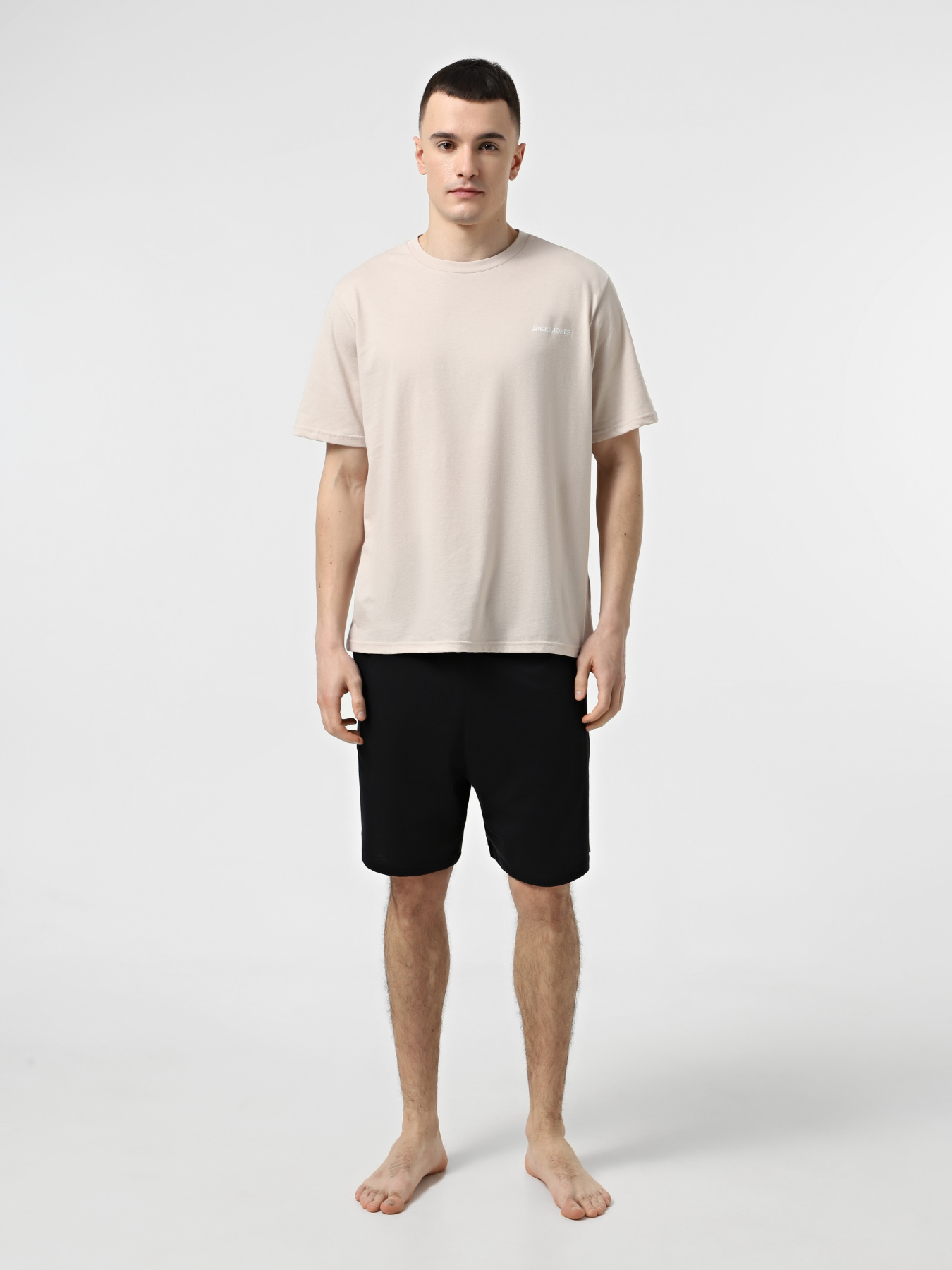 Одяг для дому та сну JACK & JONES модель 12273635_Moonbeam Black shorts Одяг для дому та сну JACK & JONES модель 12273635_Moonbeam Black shorts Фото