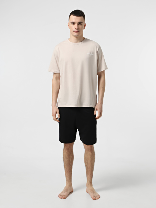 Одяг для дому та сну JACK & JONES модель 12273635_Moonbeam Black shorts Фото