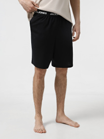Одяг для дому та сну JACK & JONES модель 12273635_Moonbeam Black shorts Фото