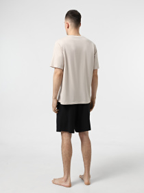 Одяг для дому та сну JACK & JONES модель 12273635_Moonbeam Black shorts Фото