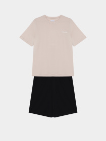 Одяг для дому та сну JACK & JONES модель 12273635_Moonbeam Black shorts Фото