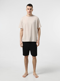 Одяг для дому та сну JACK & JONES модель 12273635_Moonbeam Black shorts Фото