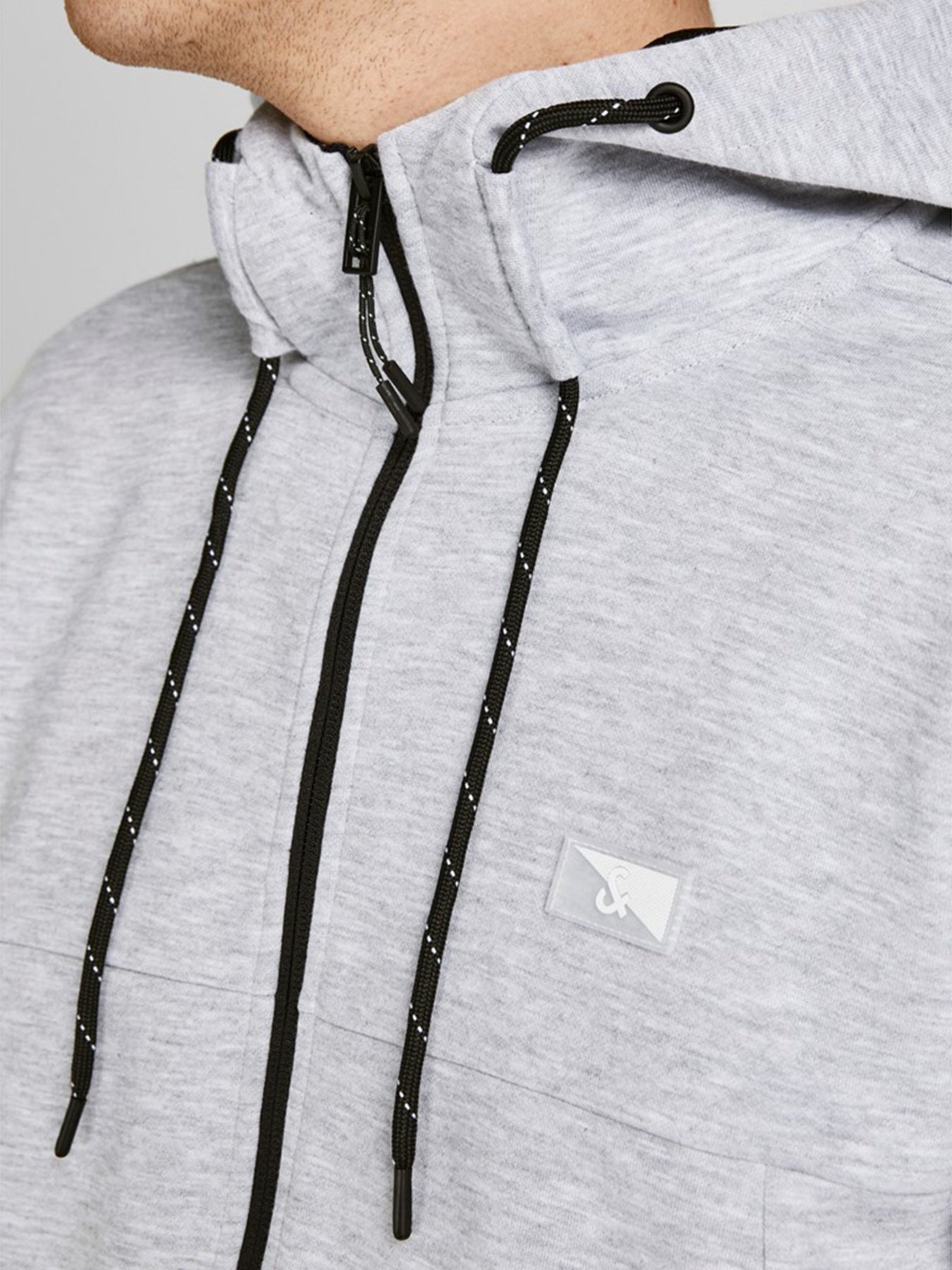 Худі та світшоти JACK & JONES модель 12204926_Light Grey Melange Фото