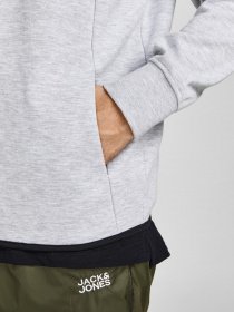 Худі та світшоти JACK & JONES модель 12204926_Light Grey Melange Фото