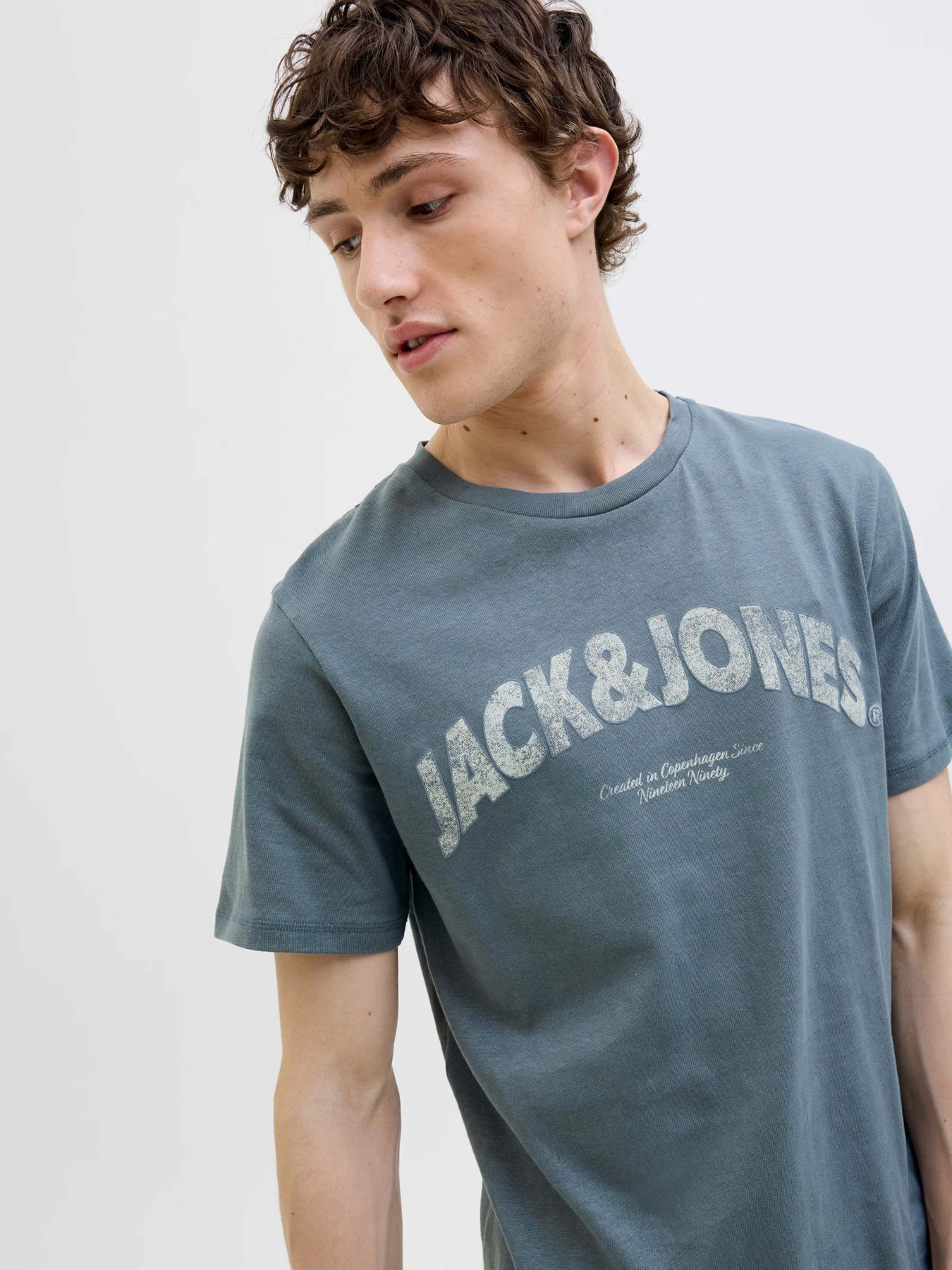 Футболки і поло JACK & JONES модель 12276962_Stormy Weather Футболки і поло JACK & JONES модель 12276962_Stormy Weather Фото