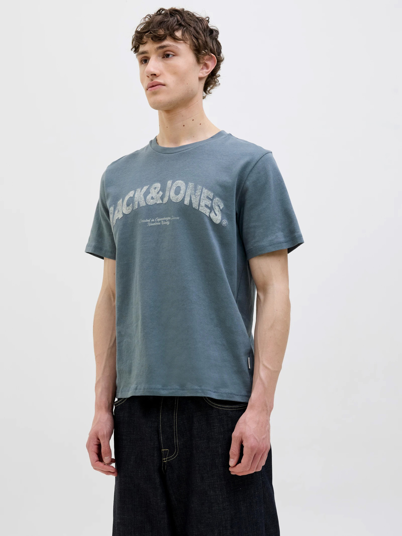 Футболки і поло JACK & JONES модель 12276962_Stormy Weather Футболки і поло JACK & JONES модель 12276962_Stormy Weather Фото