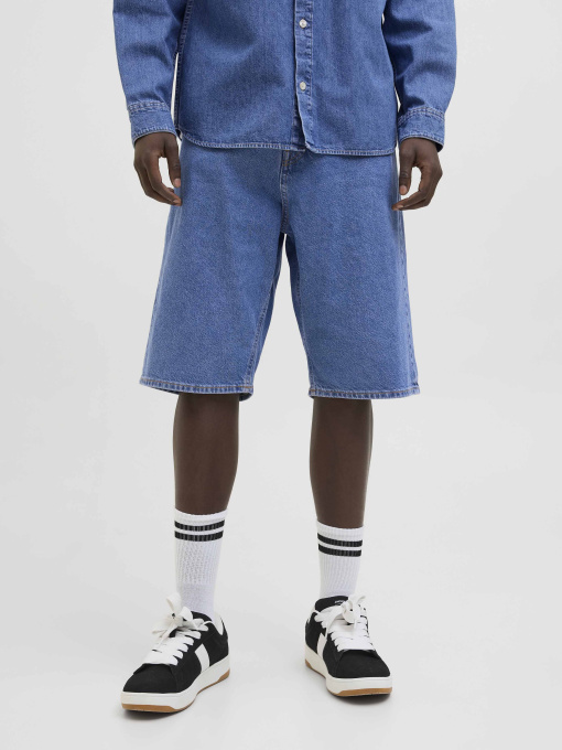 Шорти JACK & JONES модель 12278463_Blue Denim SQ 731 Фото