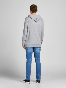 Худі та світшоти JACK & JONES модель 12205081_Light Grey Melange Фото