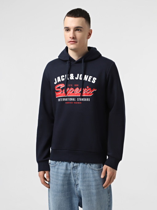 Худи и свитшоты JACK & JONES модель 12255617_Sky Captain Фото