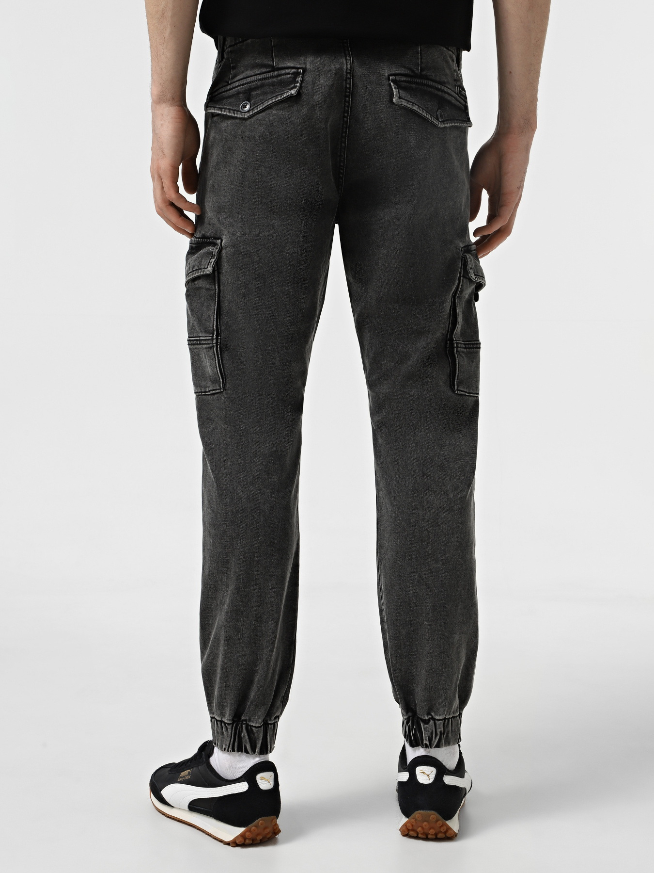 Брюки JACK & JONES модель 12269597_Black Denim MF 002 Фото