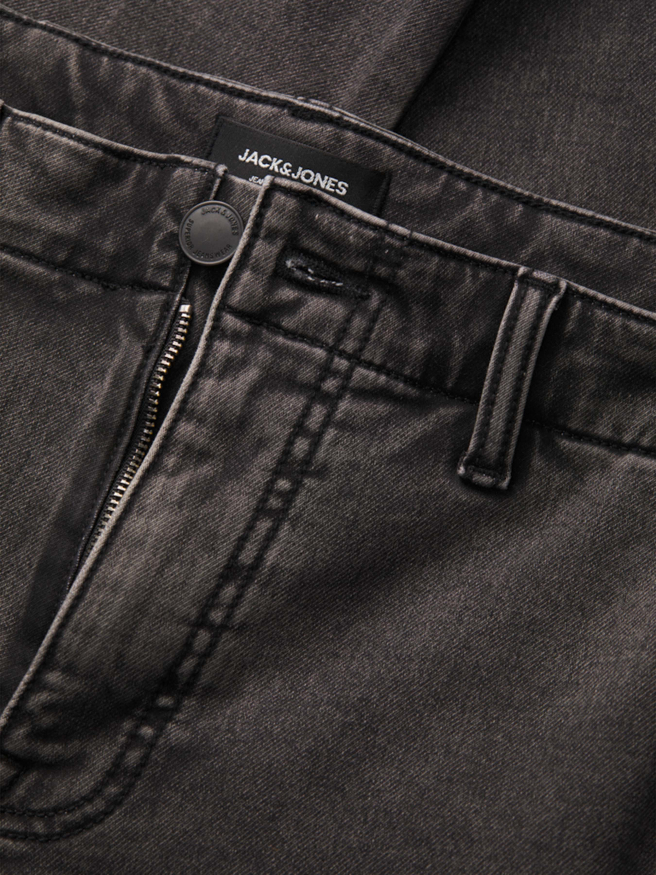 Брюки JACK & JONES модель 12269597_Black Denim MF 002 Фото