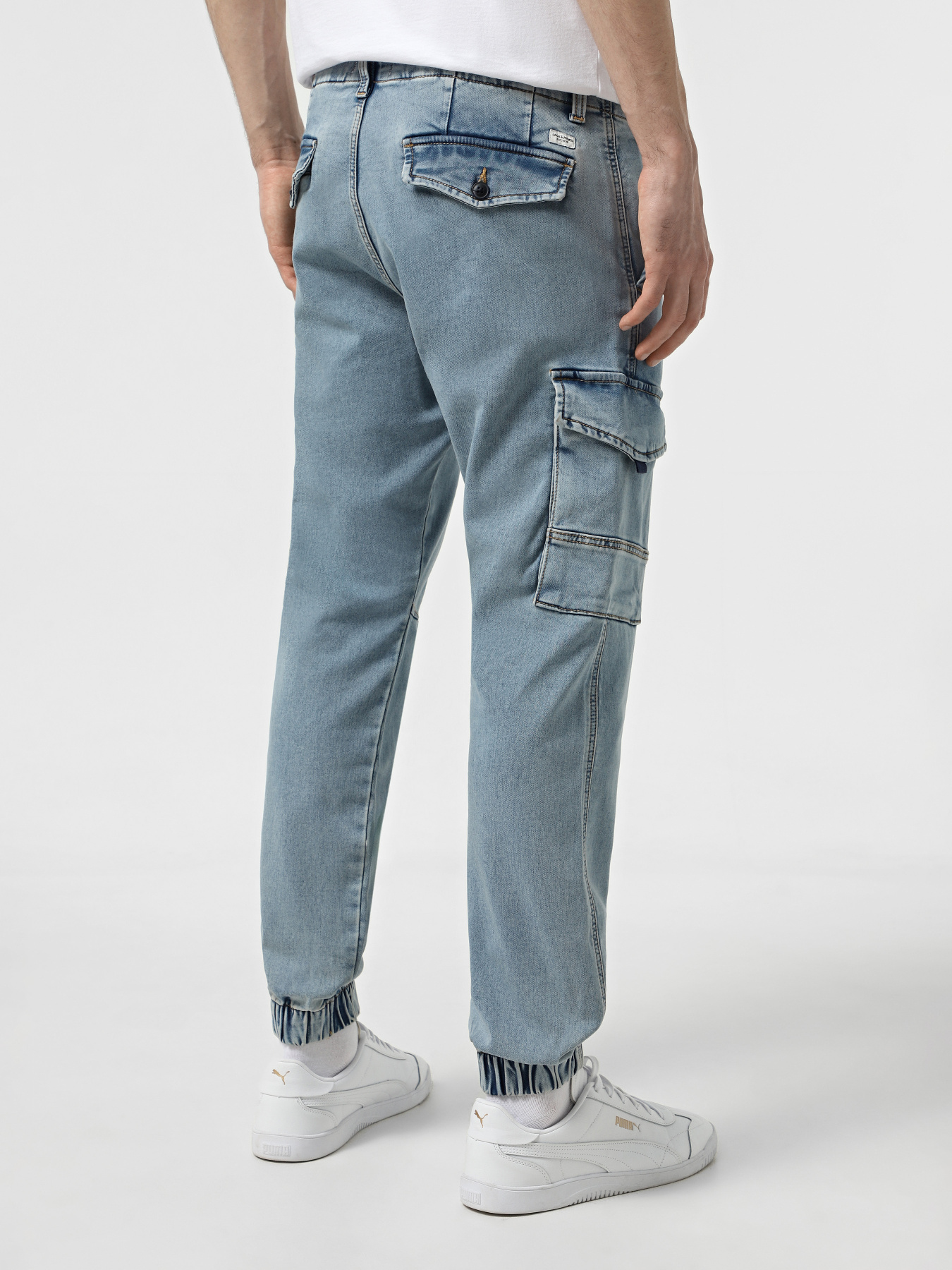 Брюки JACK & JONES модель 12269597_Blue Denim MF 001 Фото