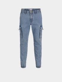 Брюки JACK & JONES модель 12269597_Blue Denim MF 001 Фото