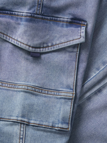 Брюки JACK & JONES модель 12269597_Blue Denim MF 001 Фото