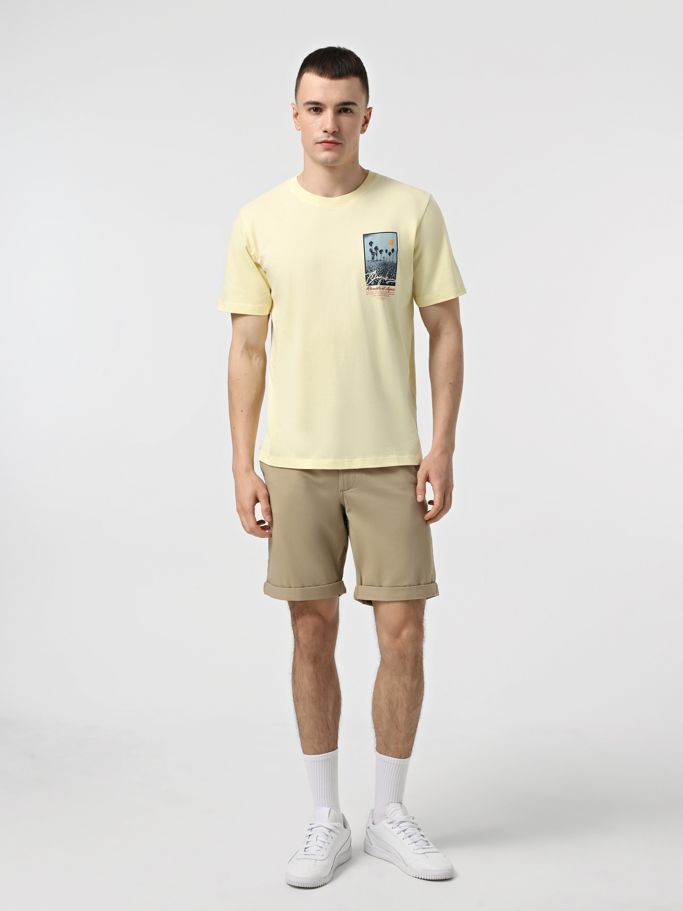 Шорты JACK & JONES модель 12182549_Crockery Шорты JACK & JONES модель 12182549_Crockery Фото