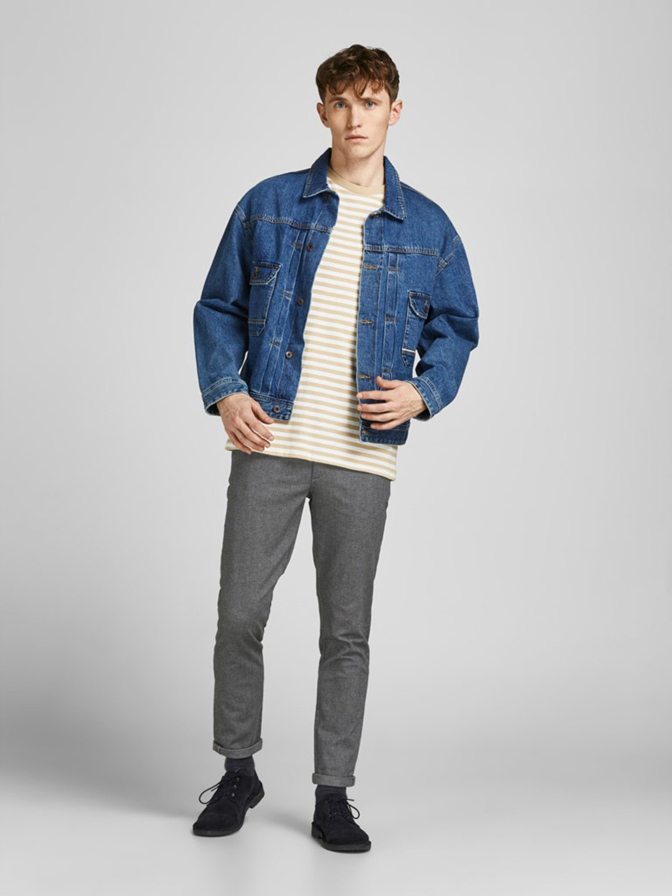 Штани JACK & JONES модель 12206198_Drizzle Фото