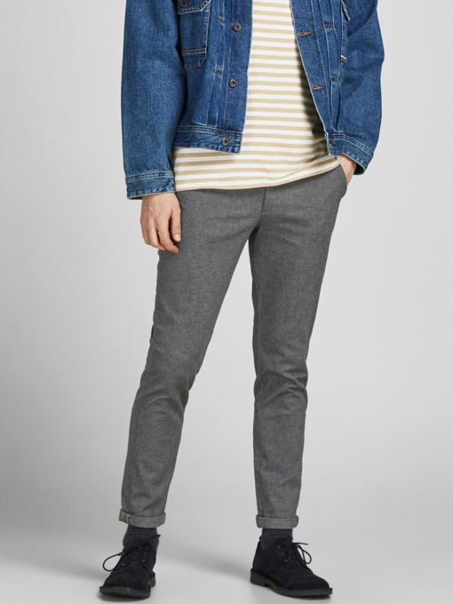 Брюки JACK & JONES модель 12206198_Drizzle Фото