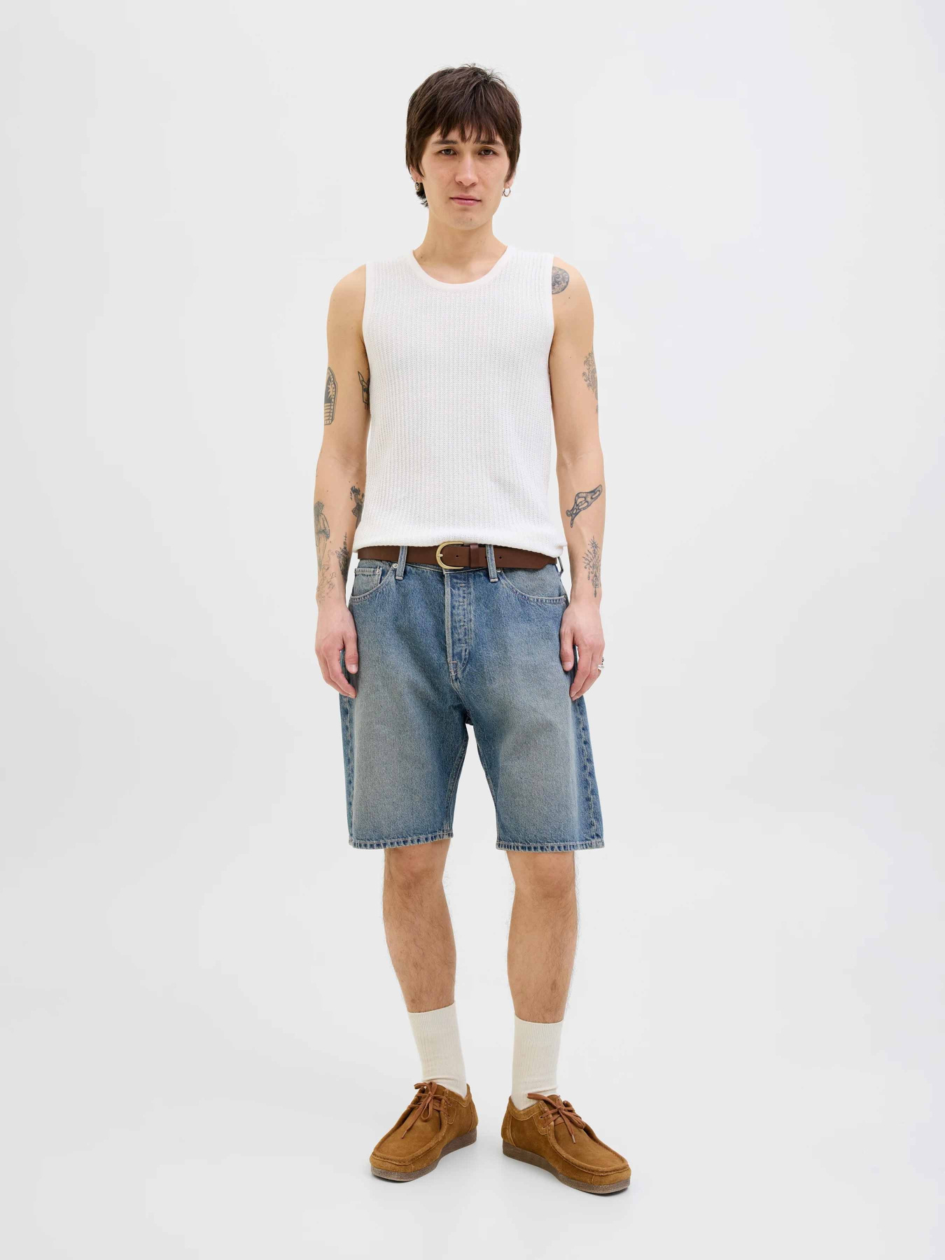 Шорты JACK & JONES модель 12272234_Blue Denim Фото