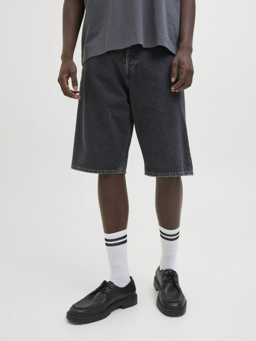 Шорти JACK & JONES модель 12278463_Black Denim SQ 737 Фото
