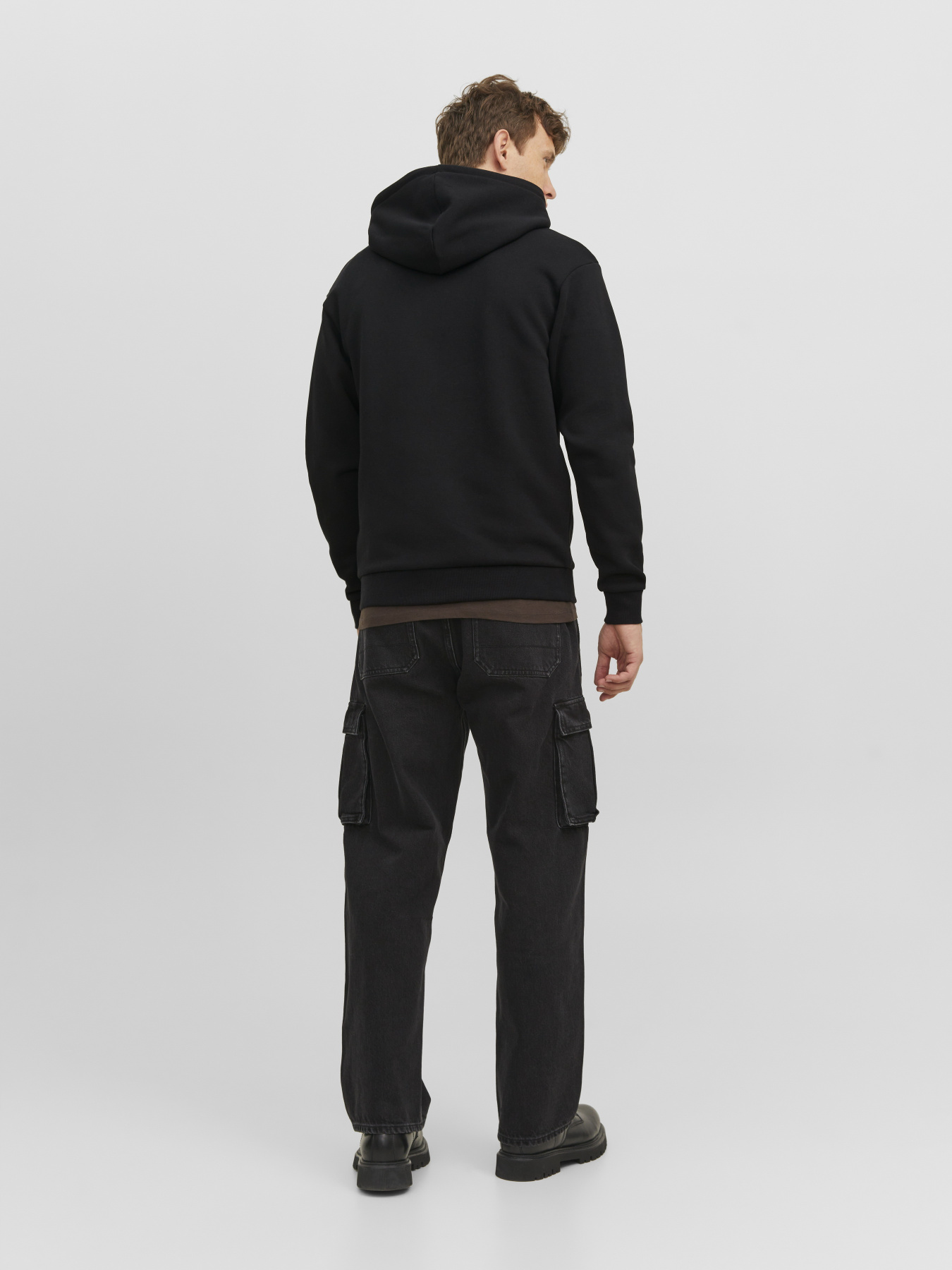 Худі та світшоти JACK & JONES BRADLEY SWEAT ZIP HOOD модель 12249342_Black Худі та світшоти JACK & JONES BRADLEY SWEAT ZIP HOOD модель 12249342_Black Фото