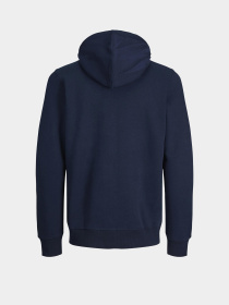 Худі та світшоти JACK & JONES BRADLEY SWEAT ZIP HOOD модель 12249342_Navy Blazer Фото