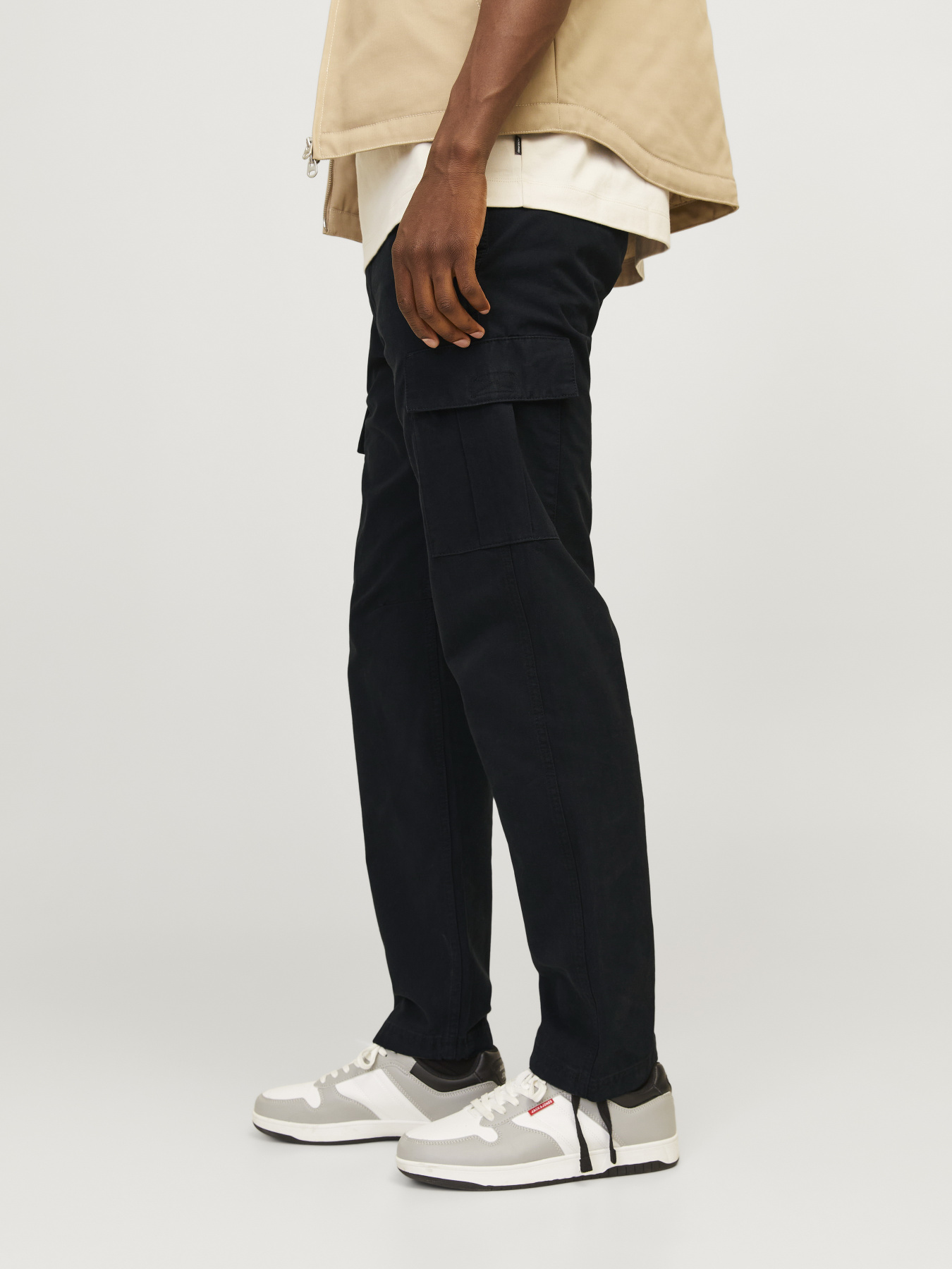 Брюки JACK & JONES KANE BARKLEY CARGO PANT модель 12258150_Black Фото
