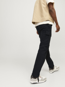Брюки JACK & JONES KANE BARKLEY CARGO PANT модель 12258150_Black Фото