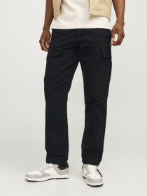 Брюки JACK & JONES KANE BARKLEY CARGO PANT модель 12258150_Black Фото