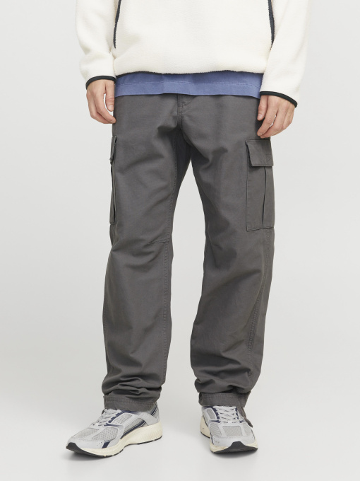 Брюки JACK & JONES KANE BARKLEY CARGO PANT модель 12258150_Castlerock Фото