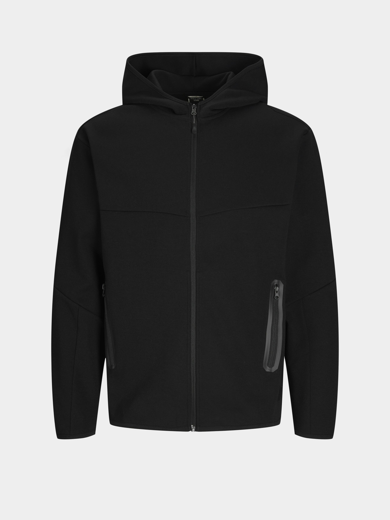 Худі та світшоти JACK & JONES FUSION SWEAT ZIP HOOD модель 12260150_Black Фото