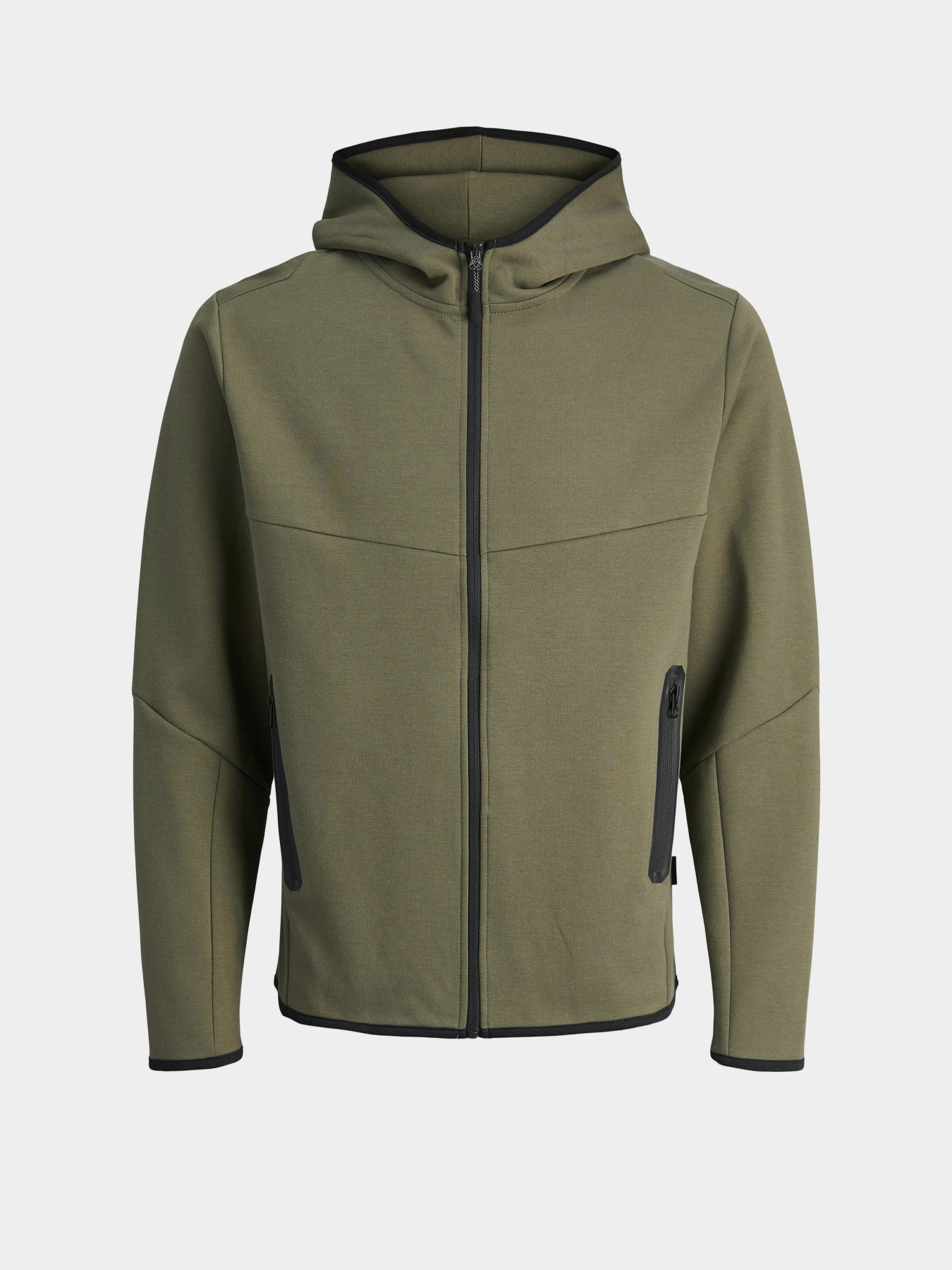 Худі та світшоти JACK & JONES FUSION SWEAT ZIP HOOD модель 12260150_Grape Leaf Фото