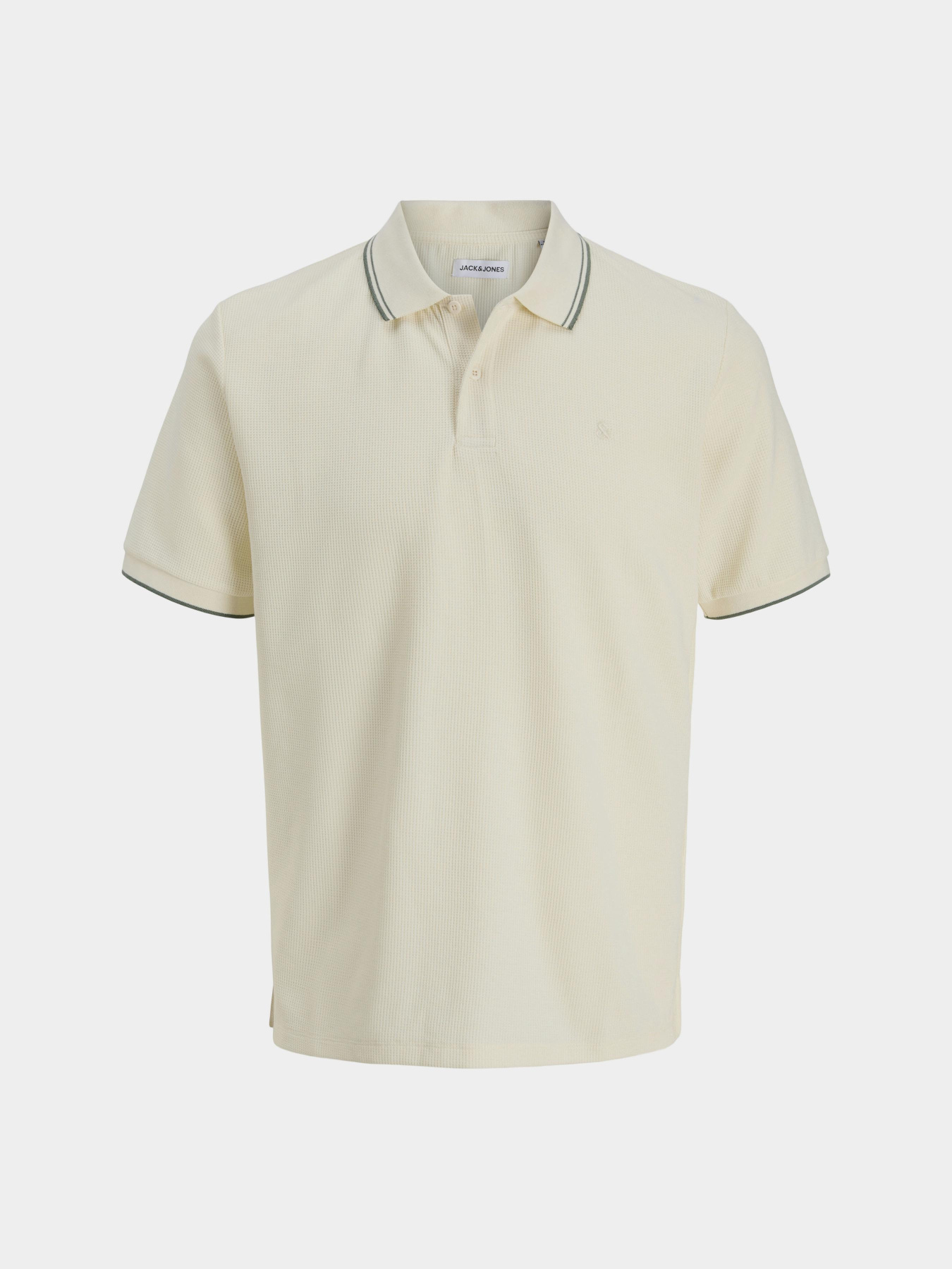 Футболки и поло JACK & JONES AUSTIN POLO модель 12268130_Antique White Play Футболки и поло JACK & JONES AUSTIN POLO модель 12268130_Antique White Play Фото