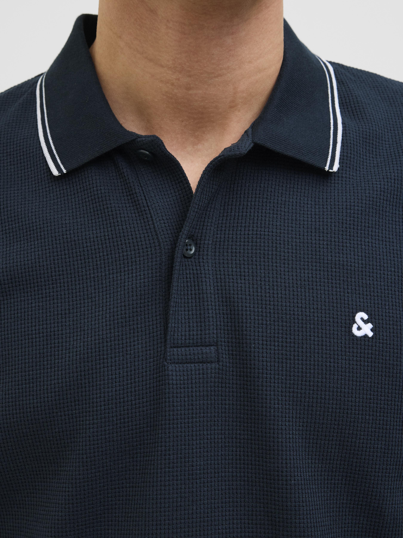 Футболки и поло JACK & JONES AUSTIN POLO модель 12268130_Sky Captain Play Фото