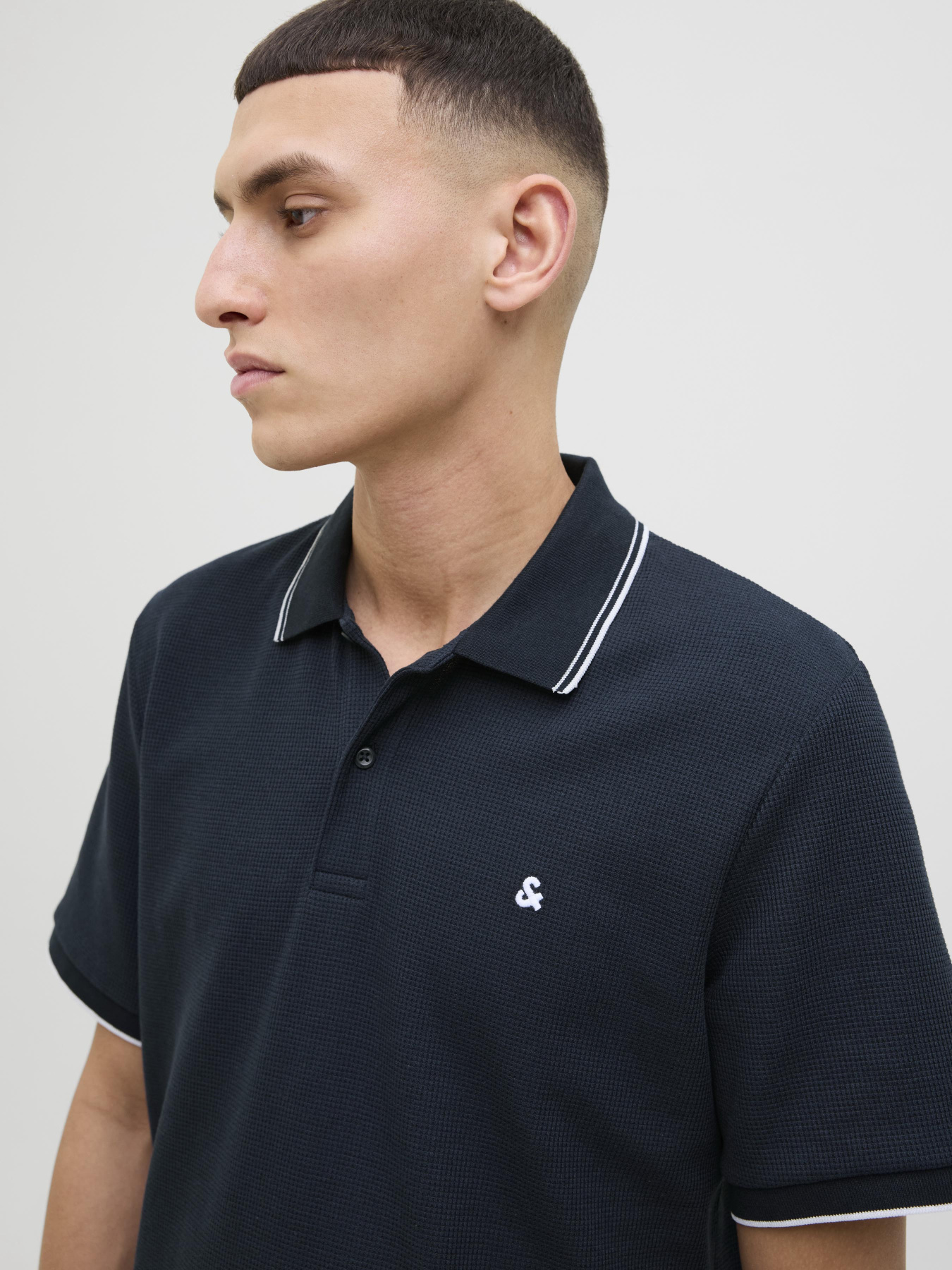 Футболки и поло JACK & JONES AUSTIN POLO модель 12268130_Sky Captain Play Фото