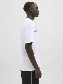 Футболки и поло JACK & JONES FUSION FULL BRANDING TEE модель 12273120_Bright White Фото