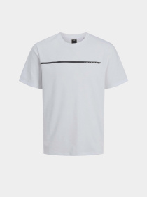 Футболки и поло JACK & JONES FUSION FULL BRANDING TEE модель 12273120_Bright White Фото