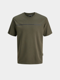 Футболки и поло JACK & JONES FUSION FULL BRANDING  TEE модель 12273120_Grape Leaf Фото
