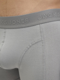 Нижня білизна JACK & JONES ORDINARY TRUNKS модель 12275575_Black Dark grey - Light gr Фото