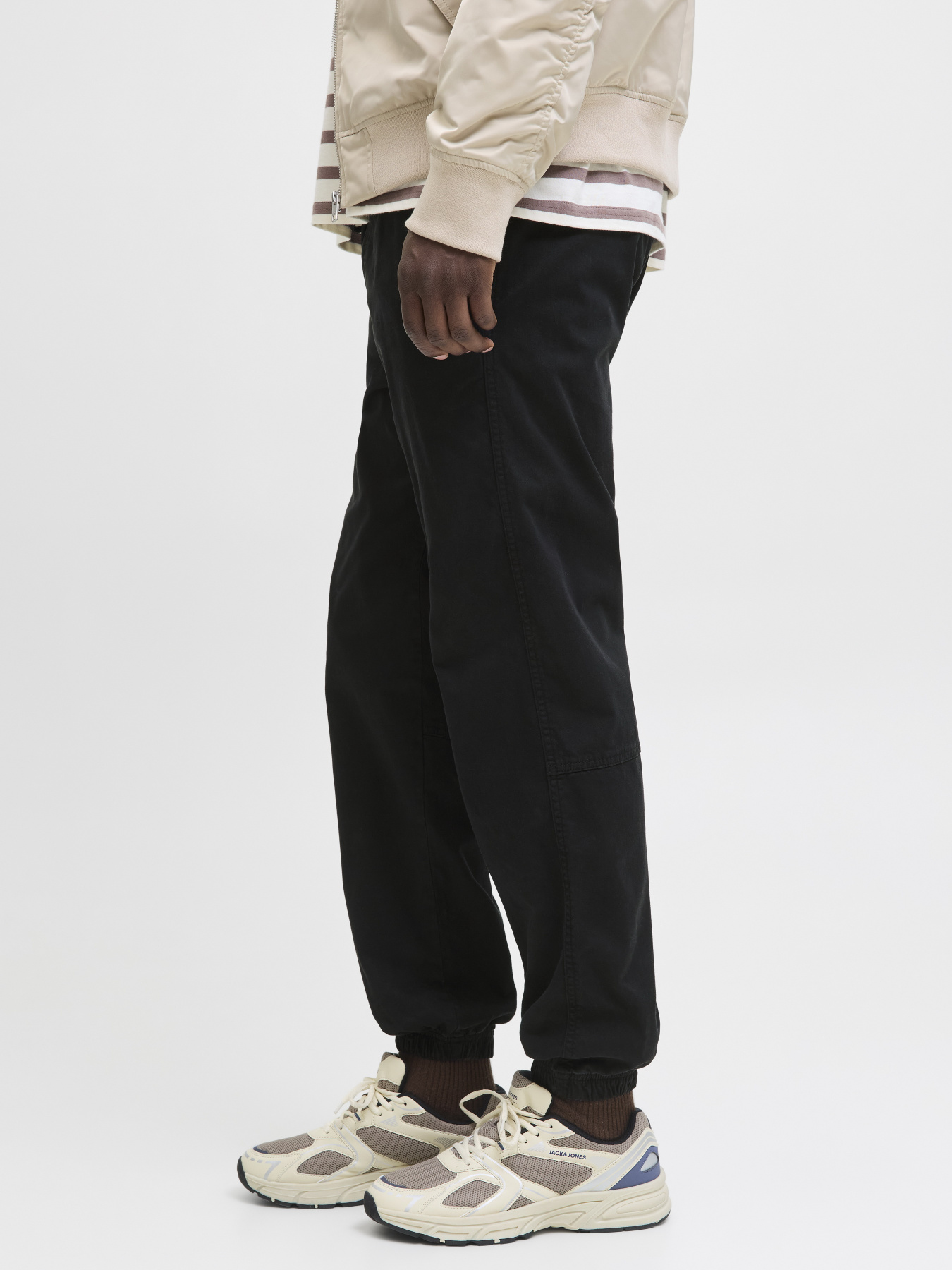 Брюки JACK & JONES KANE TROY CUFFED JOGGER модель 12278949_Black Брюки JACK & JONES KANE TROY CUFFED JOGGER модель 12278949_Black Фото