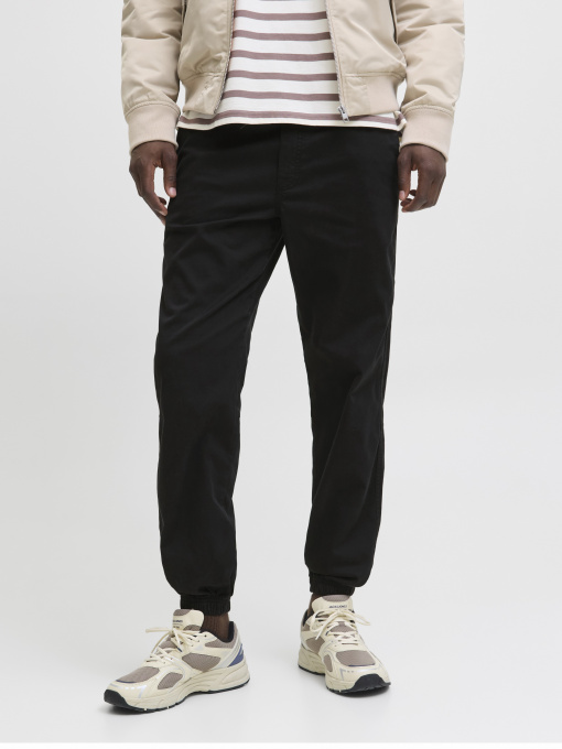 Брюки JACK & JONES KANE TROY CUFFED JOGGER модель 12278949_Black Фото