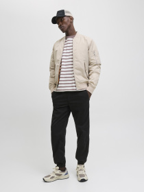 Брюки JACK & JONES KANE TROY CUFFED JOGGER модель 12278949_Black Фото
