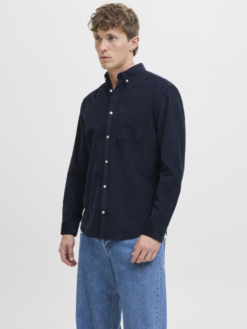 Сорочки JACK & JONES CLASSIC CORD SHIRT модель 12278967_Sky Captain Фото