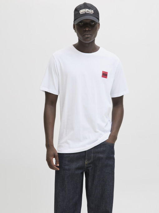 Футболки і поло JACK & JONES BRANDY TEE модель 12279100_White Фото