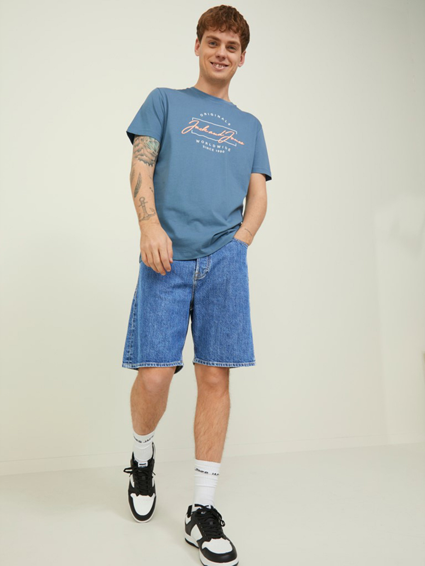 Шорты JACK & JONES модель 12209803_Blue Denim Фото
