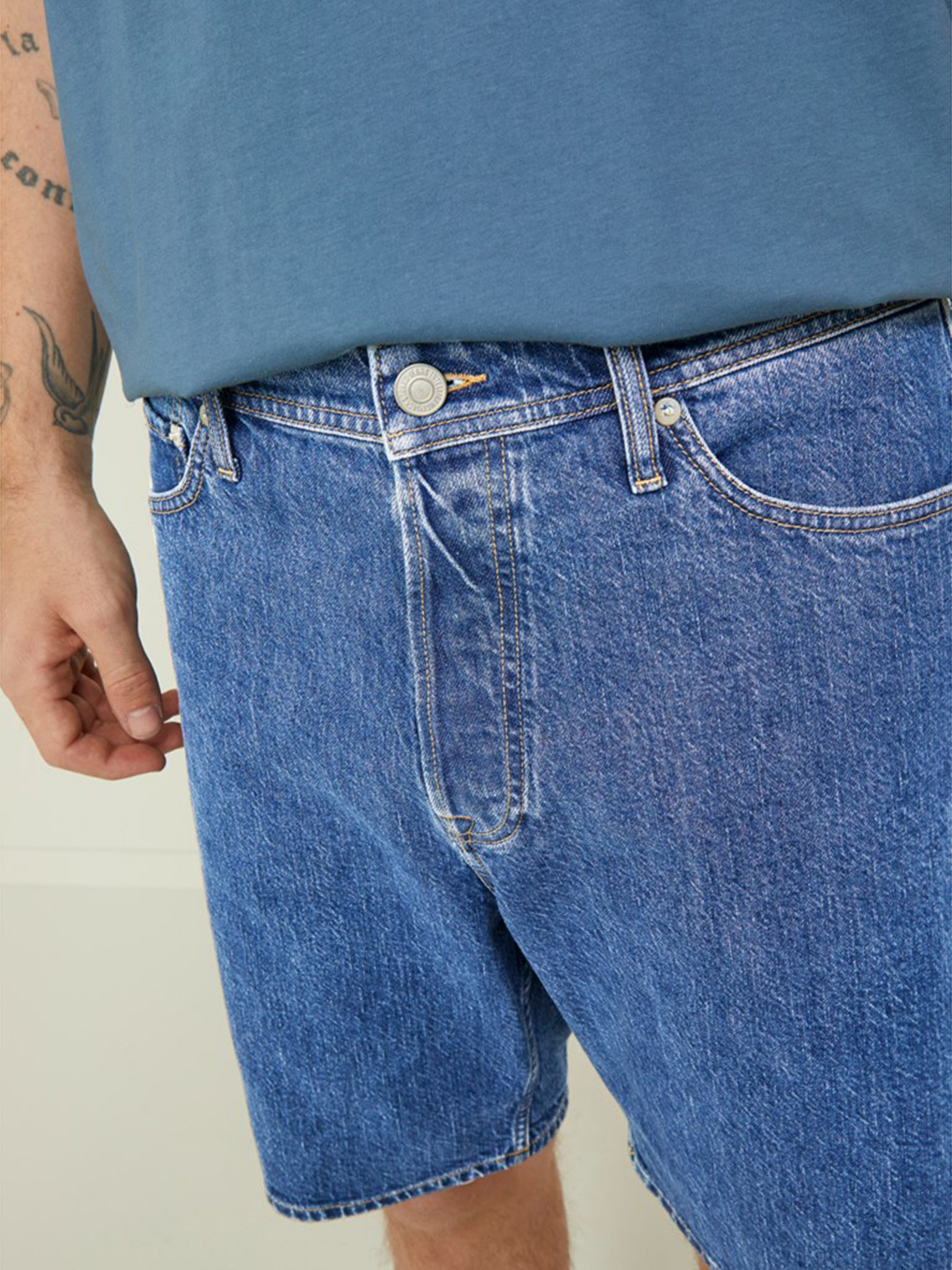 Шорты JACK & JONES модель 12209803_Blue Denim Фото