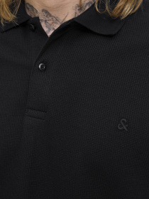Футболки и поло JACK & JONES AUSTIN POLO модель 12279542_Black Classic Фото